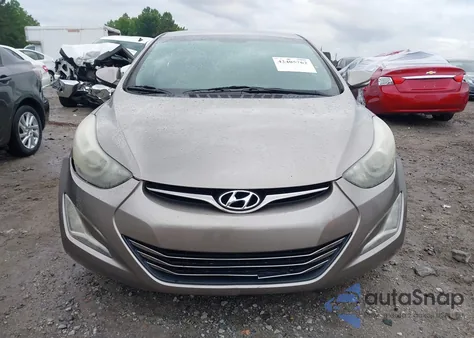 2014 Hyundai Elantra Limited from USA, damaged, VIN 5NPDH4AE6EH484388